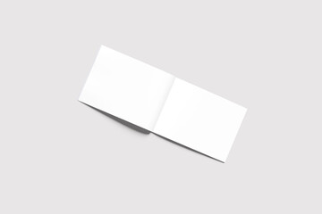 A4 Magazine Landscape Blank Mockup