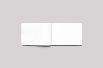 A4 Magazine Landscape Blank Mockup