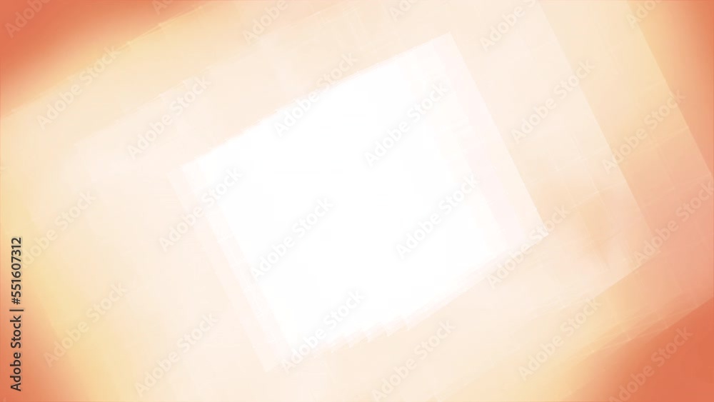 Poster unique kaleidoscopic glowing pattern with golden squared shapes. motion. bright light creating effec