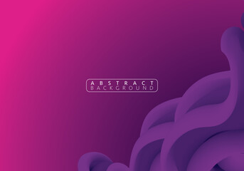 Abstract deep purple geometric background. Modern background design. Liquid color. Fluid shapes composition. Fit for presentation design. website, basis for banners, wallpapers, brochure, posters