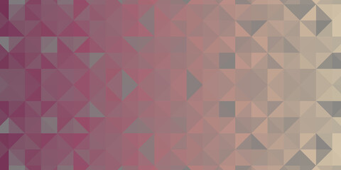 Pink color. Geometric pattern of mosaic of large tiles of a minimalist design background, abstract colored texture, geometric shape.