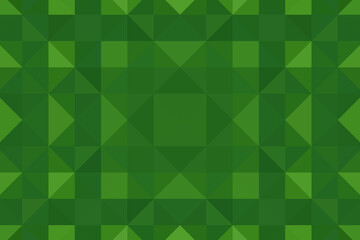 Obraz premium Green pixel background. Abstract triangular pixelation. Texture.