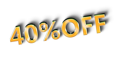 3d illustration, 1 percent discount banner