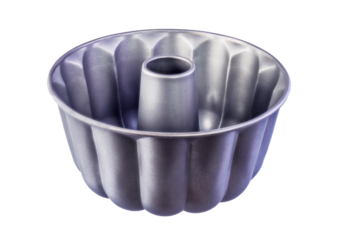 Isolated cake tin for a ring cake