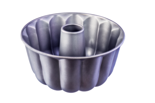 Isolated cake tin for a ring cake