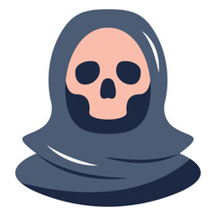 Look at this fantasy character flat icon 