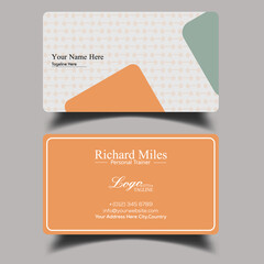 Vector abstract creative business cards (set template)