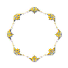  frames in vintage style with elements of ornament, art, pattern, background, texture, Vector illustration eps 10, Art.	