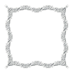  frames in vintage style with elements of ornament, art, pattern, background, texture, Vector illustration eps 10, Art.	
