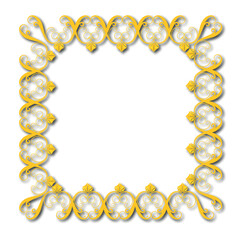  frames in vintage style with elements of ornament, art, pattern, background, texture, Vector illustration eps 10, Art.	