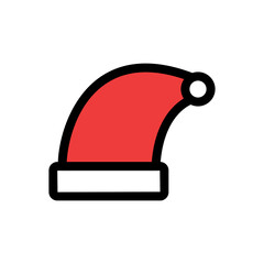 Santa hat / nissehue icon illustration, vector