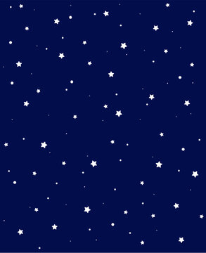 Sfondo stelline blu notte