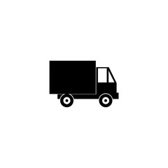Truck icon isolated on a white background. 
