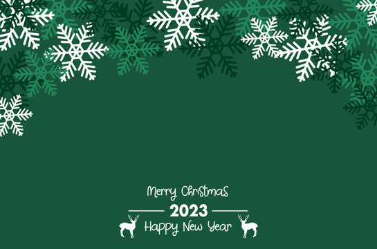 Beautiful lively Merry Christmas background, green Christmas background vector, cute snowflakes Christmas background, beautiful green powerpoint background, Merry Christmas and happy new year vector.