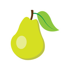 pear fruit icon logo vector design template