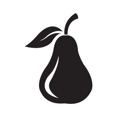 pear fruit icon logo vector design template