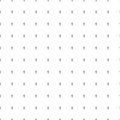 Square seamless background pattern from geometric shapes. The pattern is evenly filled with small black sexy witch symbols. Vector illustration on white background