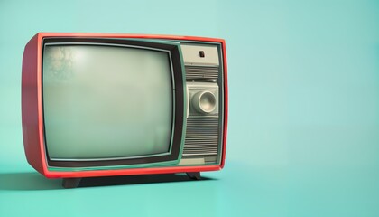 vintage tv set generative ai