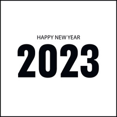 2023 number design template