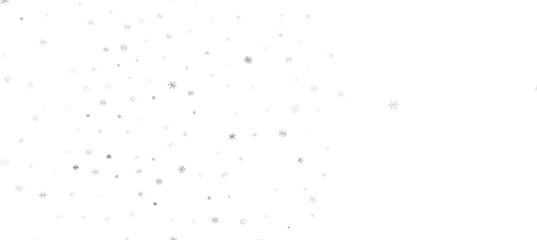 Snowflakes Falling On Snow - Winter Banner