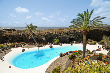 Jameos del Agua swimming pool in Lanzarote
