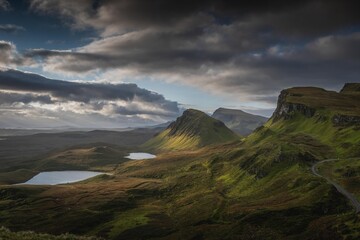 Quiraing in the morning, Isle of Skye, Scotland
