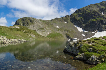 Landscape of Rila Mountain around The Seven Rila Lakes, Bulgaria