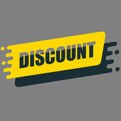 Discount tag with special offer sale sticker. 
