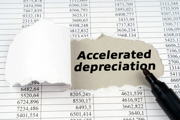 In the middle of the document with financial statements, there is a hole with the inscription -...