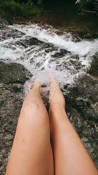 feet in water, slow motion, slow mo, beach, feet, foot, sea, sand, water, woman, summer, legs, vacation, relax, toes, leg, ocean, barefoot, relaxation, boy, pedicure, holiday, travel, relaxing, people