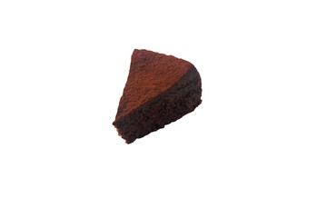 a piece of chocolate cake