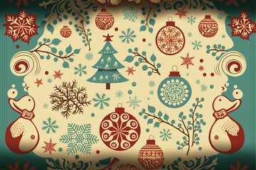 seamless christmas pattern