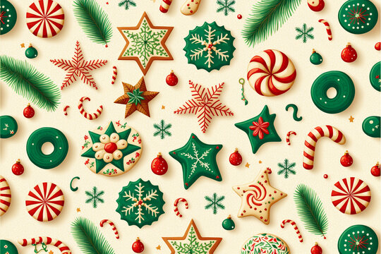 background with christmas balls