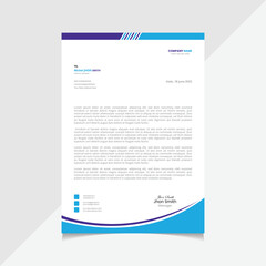 Creative Abstract Business Style Letterhead Template