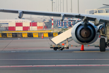 airplane in airport