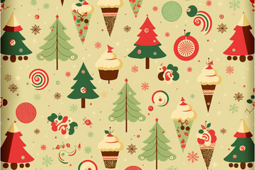 background with christmas balls