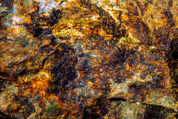 mineral natural rock close view