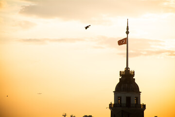 Obraz premium maiden tower, istanbul