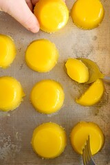 Quindim brazilian Egg Yolk dessert