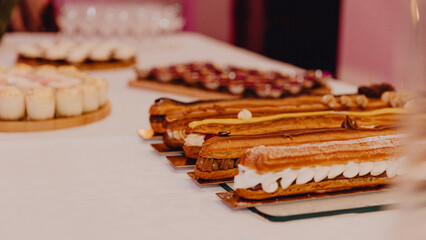 Eclairs chocolat et caramel géants