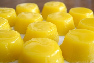 Quindim Brazilian Egg yolk dessert