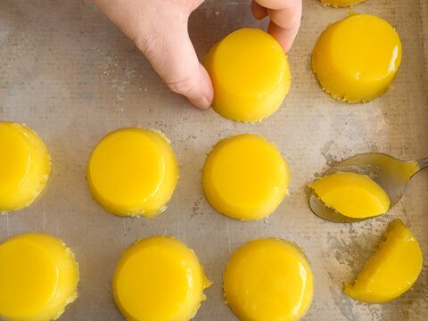 Quindim brazilian Egg Yolk dessert