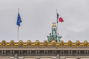 Opera National de Paris: Grand Opera (Garnier Palace) is famous neo-baroque building in Paris,...