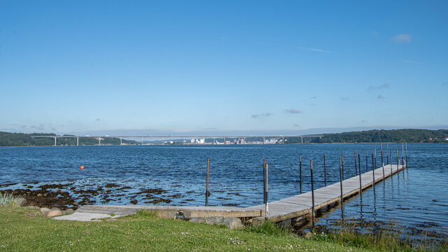 Bootssteg am Vejle Fjord