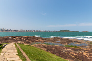 Praia do Morro Guarapari região metropolitana de Vitória, Espirito Santo, Brasil