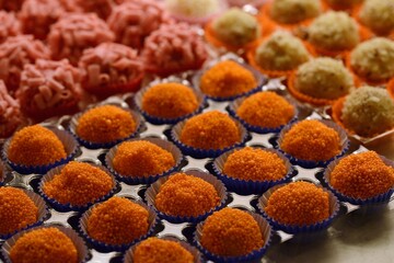 Brigadeiro brazilian chocolate sweets