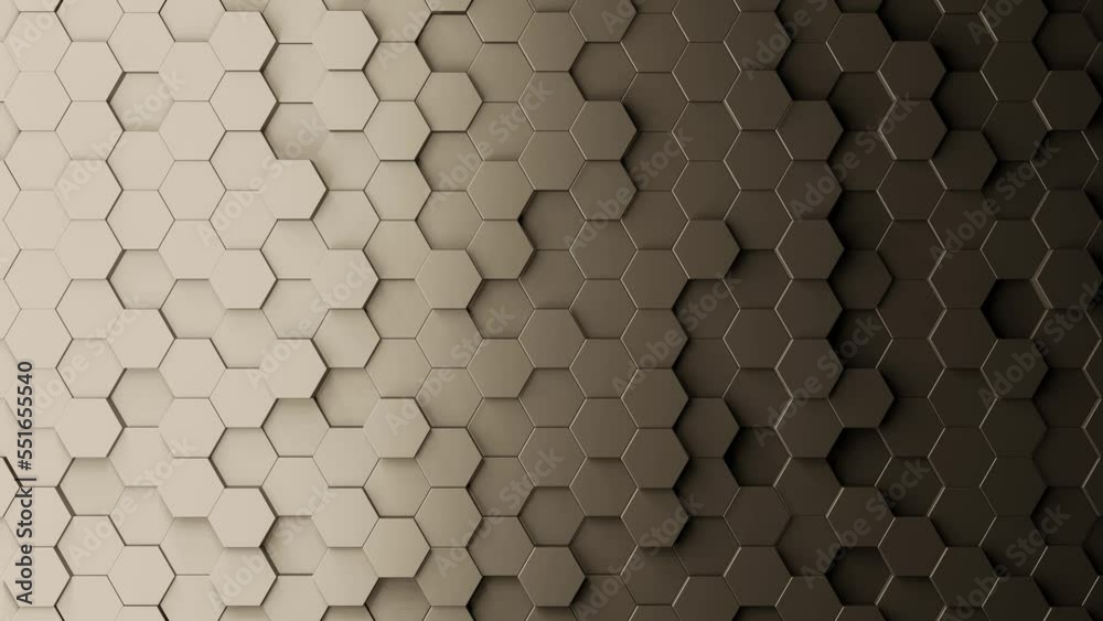 Aufkleber modern geometric background. hexagon background. abstract 3d