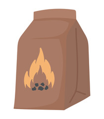 bag of charcoal