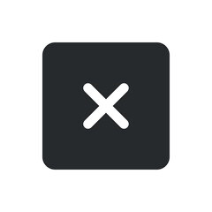 Obraz premium Close vector icon , close illustration