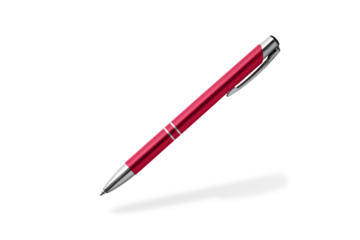red pen isolated on white